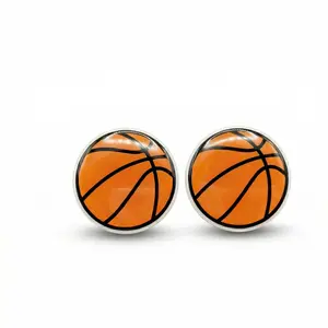 Basketball Stud Earrings