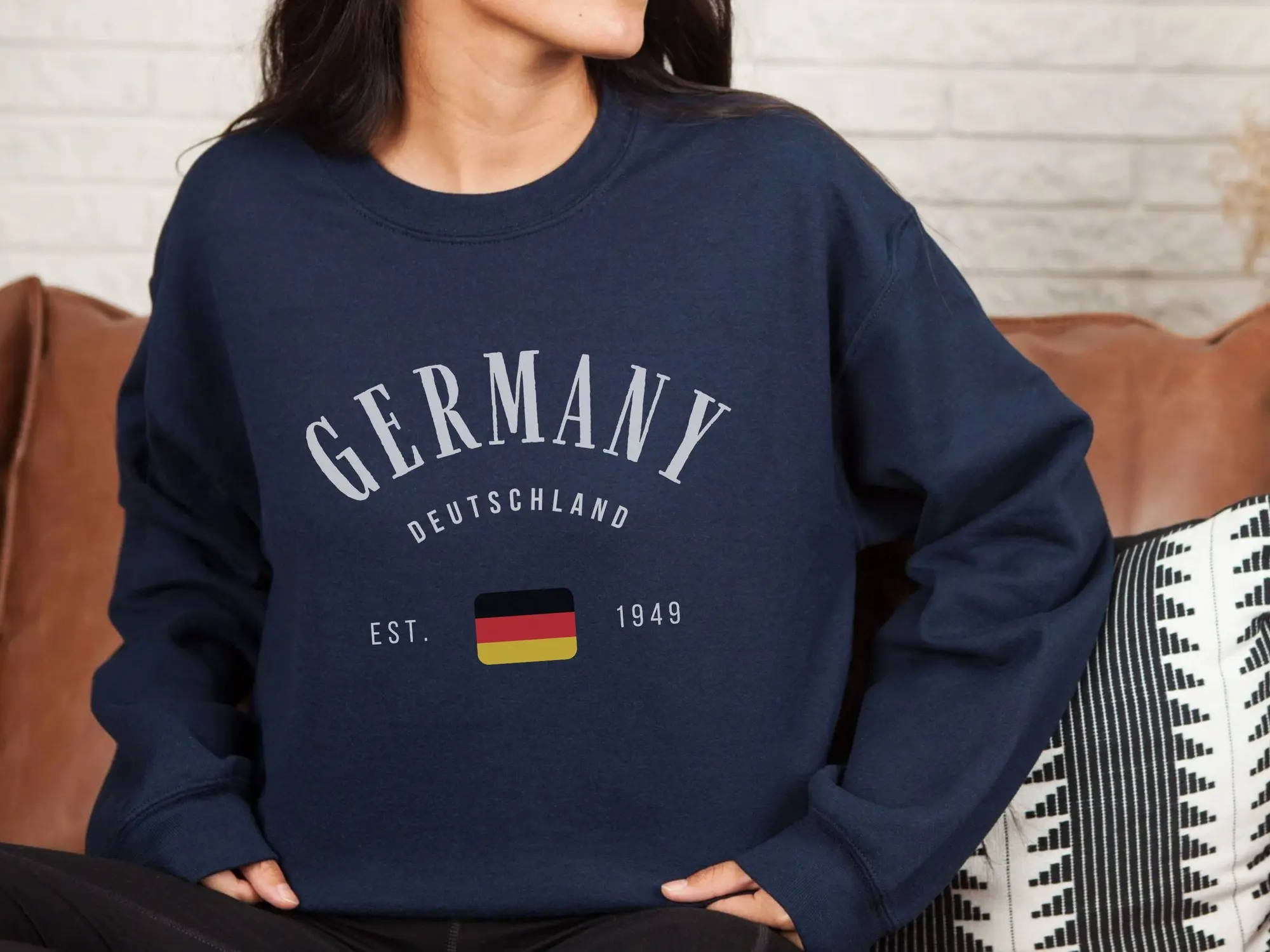 Germany Sweatshirt Deutschland Shirt Berlin Crewneck Women Sweater Vintage Pullover Gift Germany Sweater Men Clothing Souvenir Apparel Merch