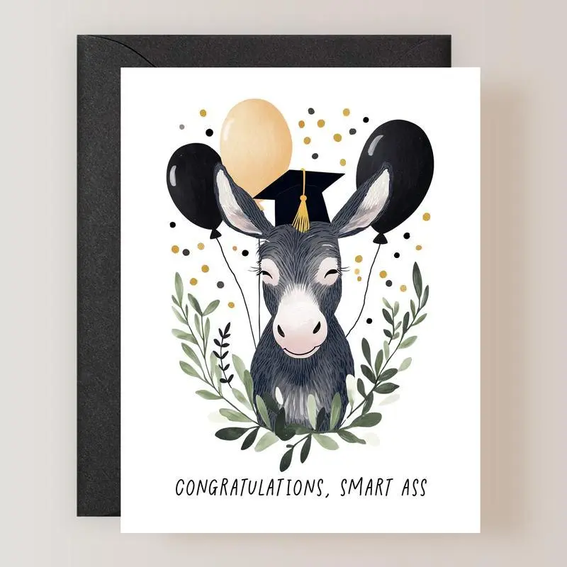 Funny Graduation Card, College Graduation Card | Gift Card with Envelope
