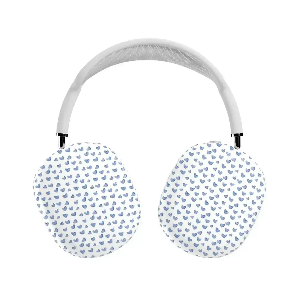 Casely AirPods Max Case | Snap-On Hard Shell Covers | Lovebug | Blue Hearts