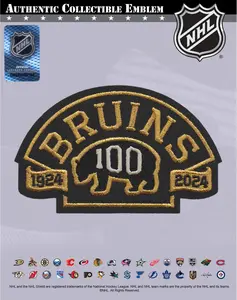 Boston Bruins Unsigned 100th Anniversary Jersey Patch