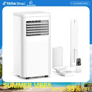ZAFRO Portable Air Conditioner and for Room up 450 Sq. Ft, 4-IN-1 Quiet Portable Ac Unit with Dehumidifier Fan Function, Remote Control, Sleep Mode, 24H Timer