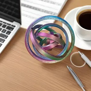 Single Pack Stress Relief Rotating Fidget Ring, Stress Relief Rings, Perfect Gift for Valentine's Day/christmas, Adult Anxiety Relief Gift