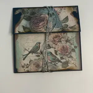Handmade gift card holder and mini greeting card holder