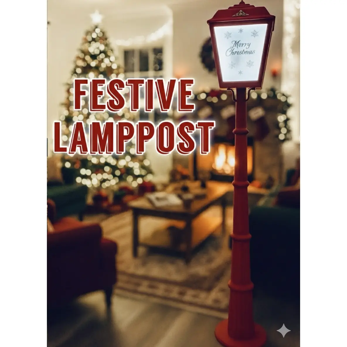 Christmas Lamp Post - Assembly required