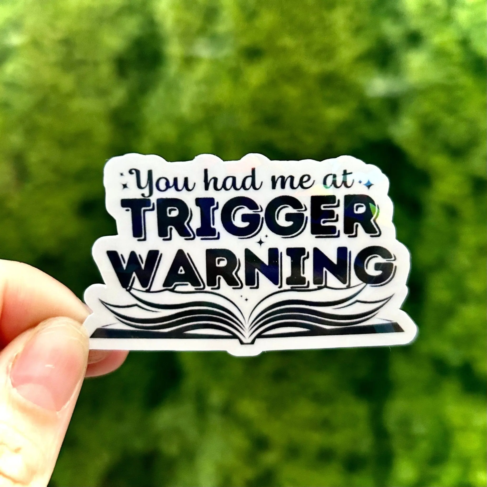 Trigger Warning Sticker Trigger Warning Sticker