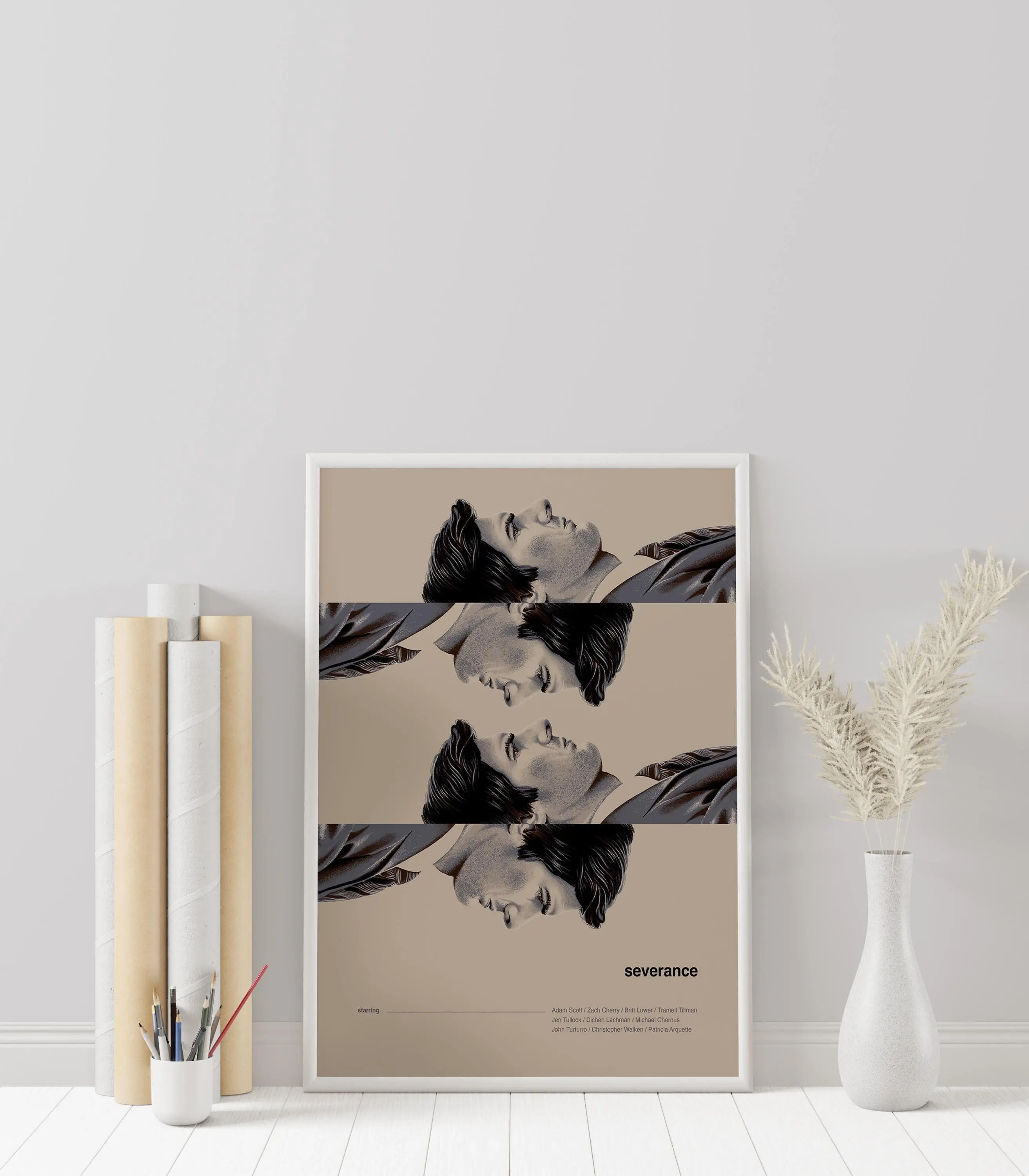Severance Poster - Minimalist Tv Series Poster - Vintage Retro Art Print - Poster - Wall Art Print - Home Decor
