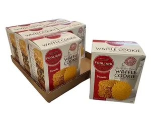 Fogliani Premium Vanilla Waffle Cookies - Pizzelle