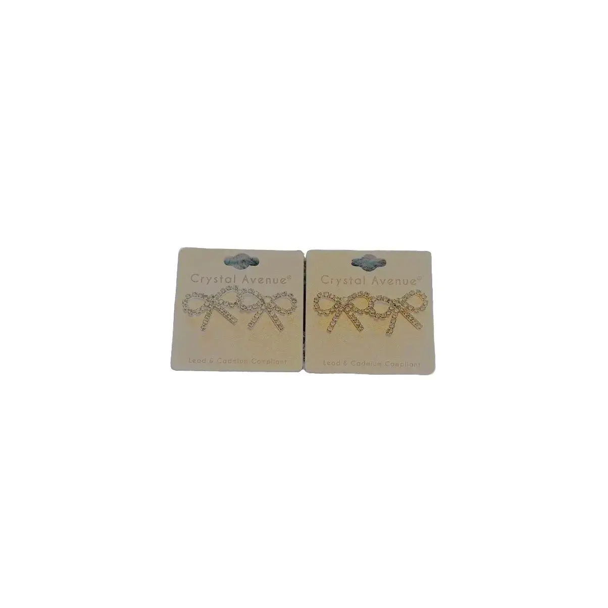 Rhinestone Bow Earrings for Women - Sparkling Fashion Jewelry