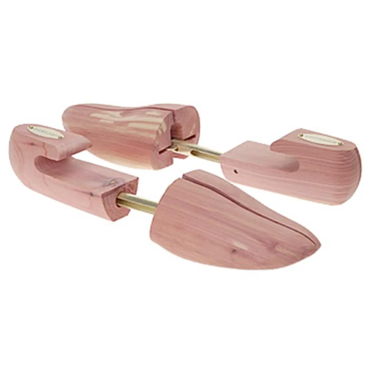 212 MAIN Male Shoes Cedar Wood Stretcher Combo (Size S-XL) - Adjustable, Sliding Hooked Handle, Smooth Carving, Natural Wooden Home Organizer for Shoe Organization, Shoe Stretcher, Combination