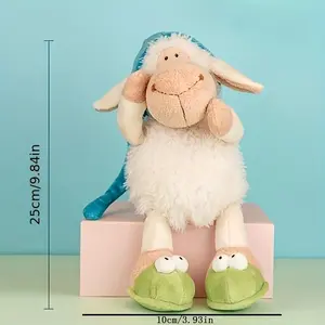 1 Cute Plush Toy, Soft Polyester Stuffed Animal, Interactive Pet Chew Toy for Dogs and Cats, Creative Shape, Suitable for to Medium Breeds, Durable Pet Supplies for Training and, Plush Toy