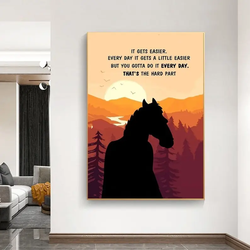 Bojack Horseman,Movie Poster, Wall Decor,Wall Art
