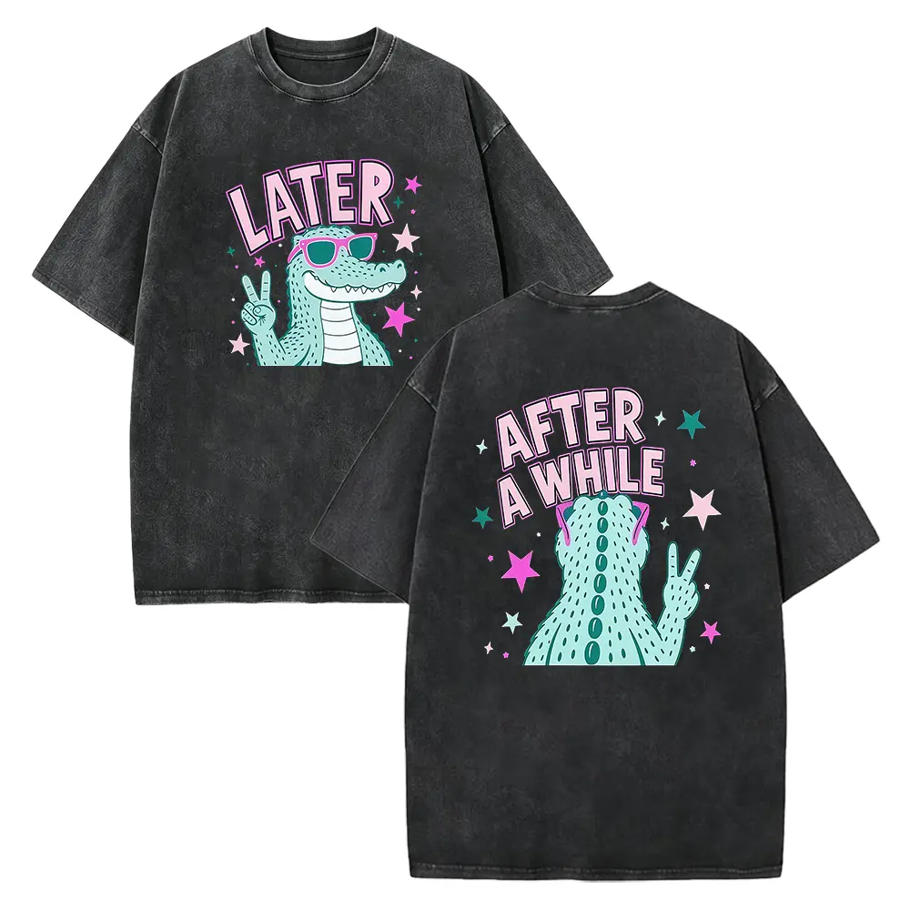 Later, an Alligator Shirt, After a While a Crocodile, a Funny Retro Gator Shirt, Cute Animal Shirts #Animal #TikTokMadeMeBuyIt #TikTokShop