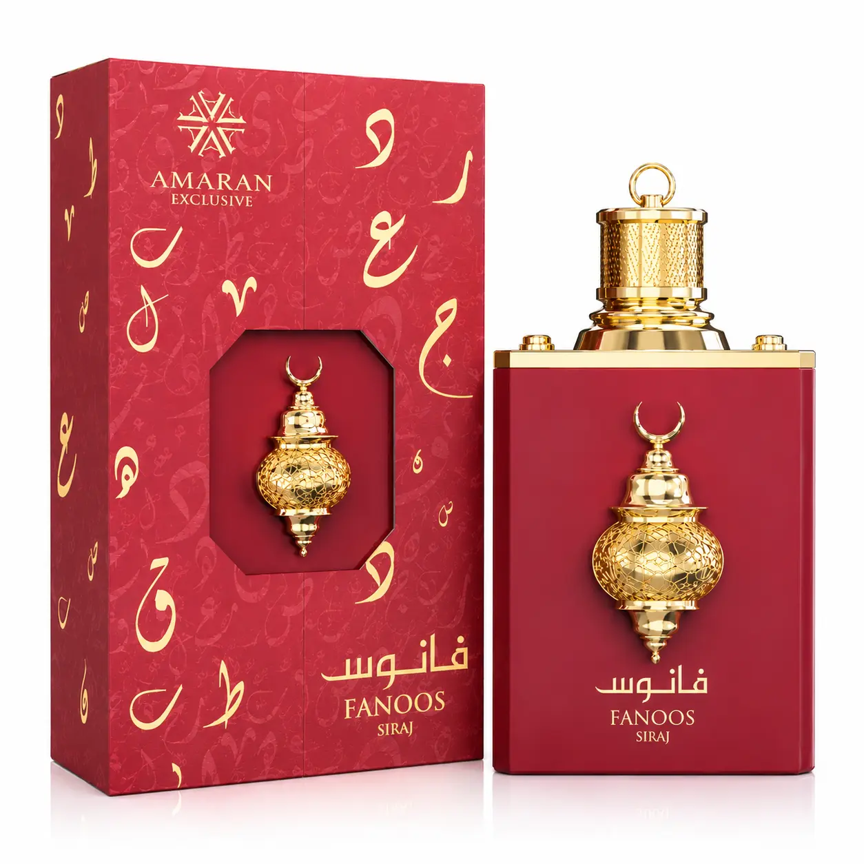 Women’s Eau de Parfum Fanoos Siraj by AMARAN Exclusive, 100ml | Fruity Vanilla Floral