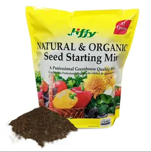 Jiffy Natural & Organic Seed Starter Mix, 12 QT, Garden Soil