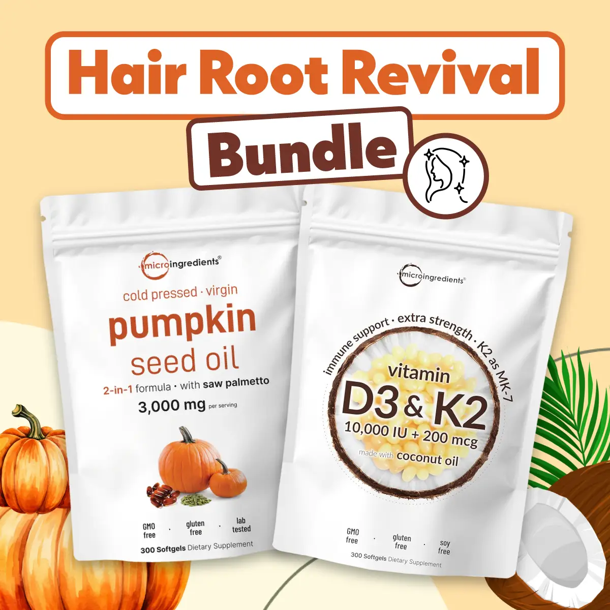 Micro Ingredients Hair Root Revival Bundle