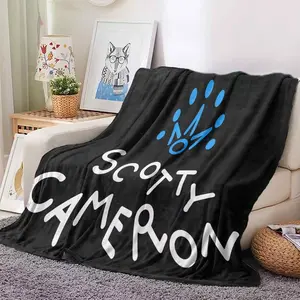 Scotty Camerons Blanket Soft Funny Throw Blanket Cozy Lightweight Plush Portable Cover Blanket For Sofa,Warm Gift For Birthday,Christmas,Multiple Blankets