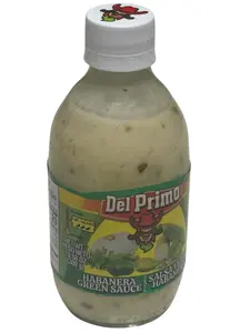 Del Primo Habanera Green Hot Sauce 10.58 oz (300 g) Mexican Chili Pepper Sauce