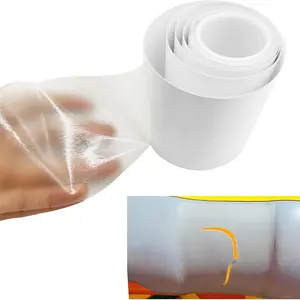 Inflatable Patch Repair Kit Waterproof 7 ft x 3.15 in Roll TPU Pool Repair Tape for Air Mattress Bounce House Tent Heavy Duty Flexible Customizable Size 100% Waterproof Weather Resistant