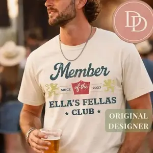 Ellas Fellas Club T-Shirt, Western Country Concert Graphic Shirt, Vintage Rodeo Music Fan Tee, Unisex Oversized Casual Apparel, Gift For Her Him W8W, Gift For Him, Gift For Her. 2M7, Gift For Him, Gift For Her.