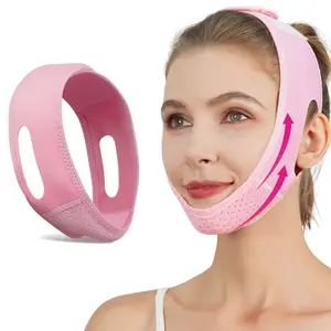 Breathable V-Line Face Lifting Strap, Reusable Facial Contouring Bandage, Comfortable Chin Support for Daily Wear & Sleeping