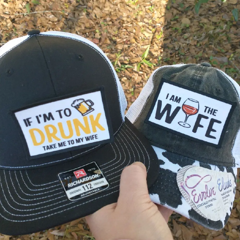 Drunk Couple Hats, His & Hers Matching