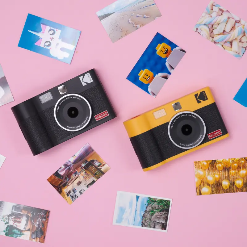 KODAK Mini Shot 2 ERA 4PASS Portable Photo Printer, 2.1x3.4 inches, 68 Sheets Bundle 2