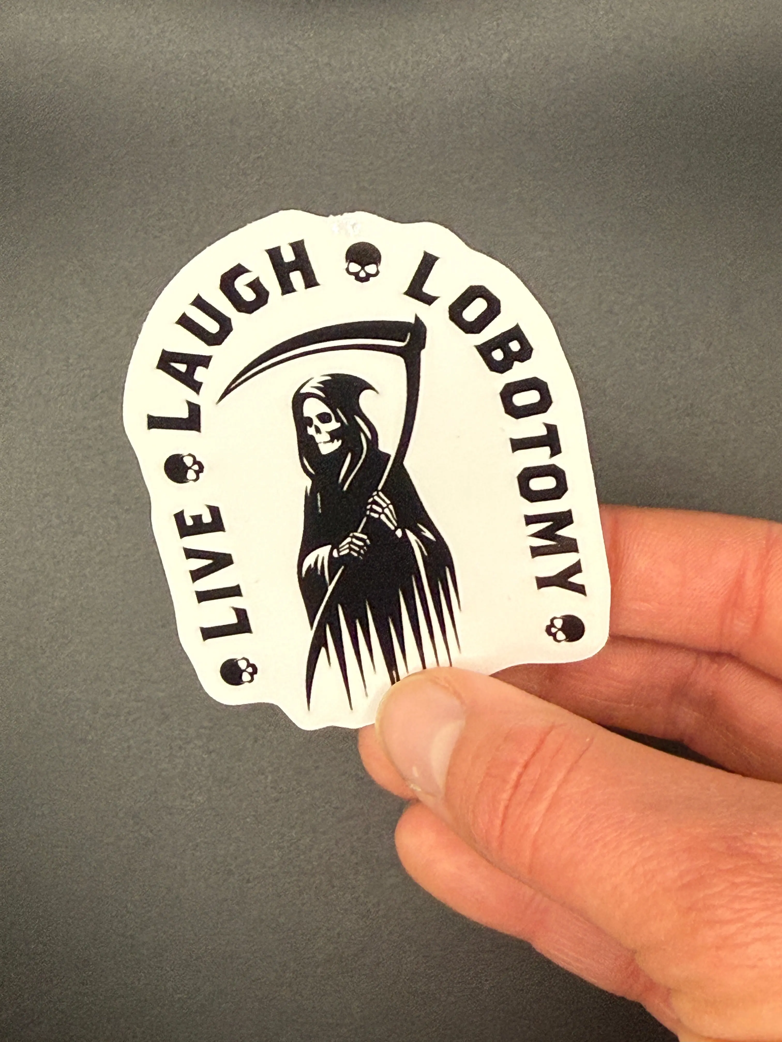 Dark Humor 2in Stickers – Funny, Sarcastic, Quirky Quotes