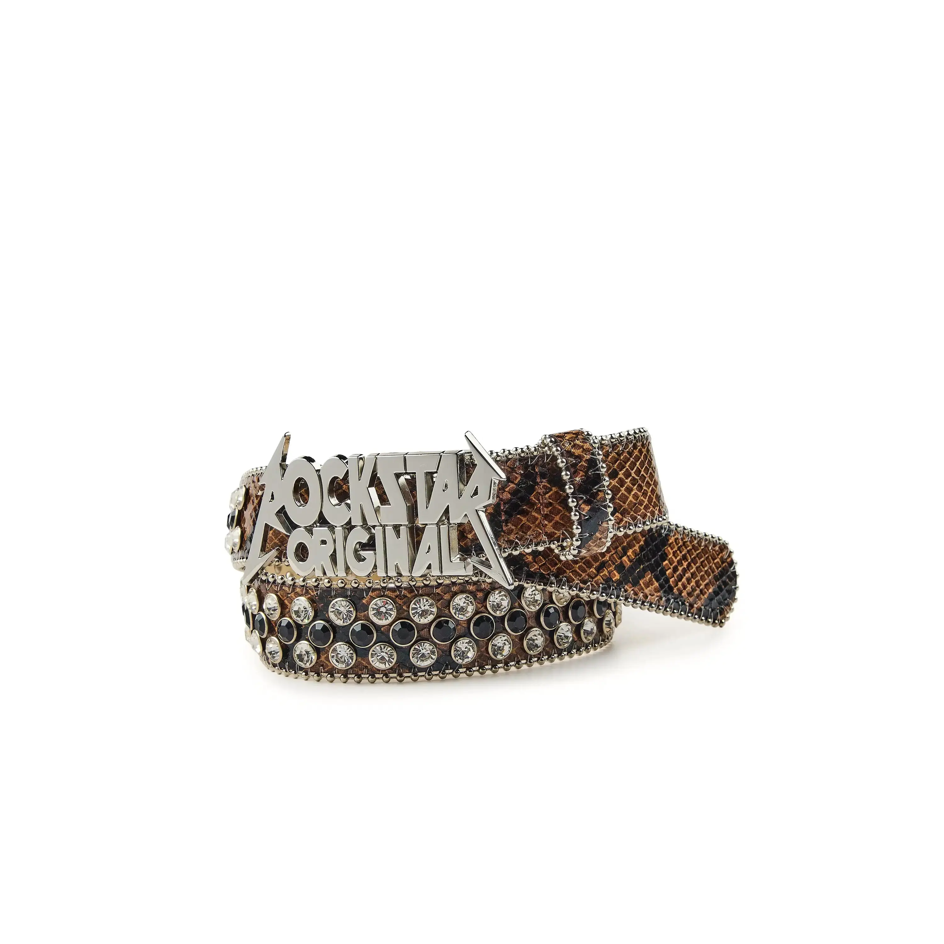 Boys Hawk Snake Rockstar Logo Belt