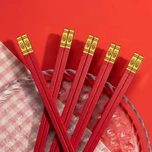 5 Pairs Reusable Chopsticks, Pet and Glass Fiber Set, Japanese Sushi Chopsticks, Non-Slip, Easy to Clean, Durable Design