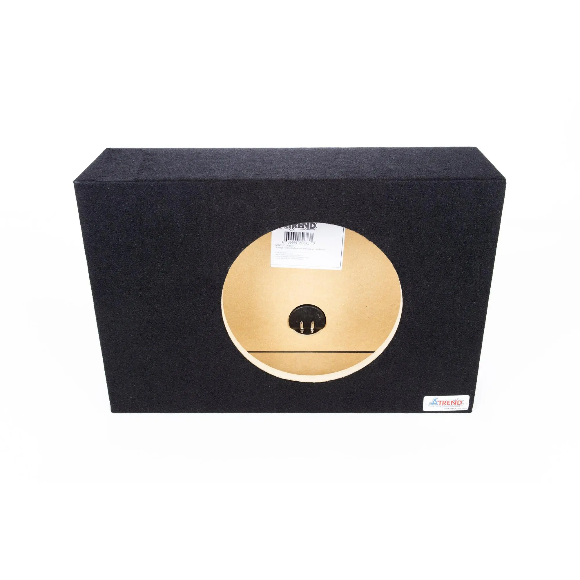 12SMV – 12 in Single Shallow Slot Vented Subwoofer Enclosure