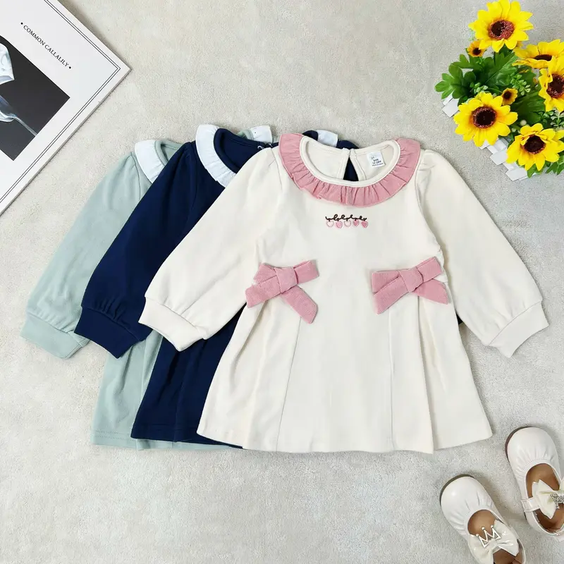 long sleeve dresses for women winter Elegant Wool V-Neck Dress – Long Sleeve Winter Midi Dress 5489 Navy / XL