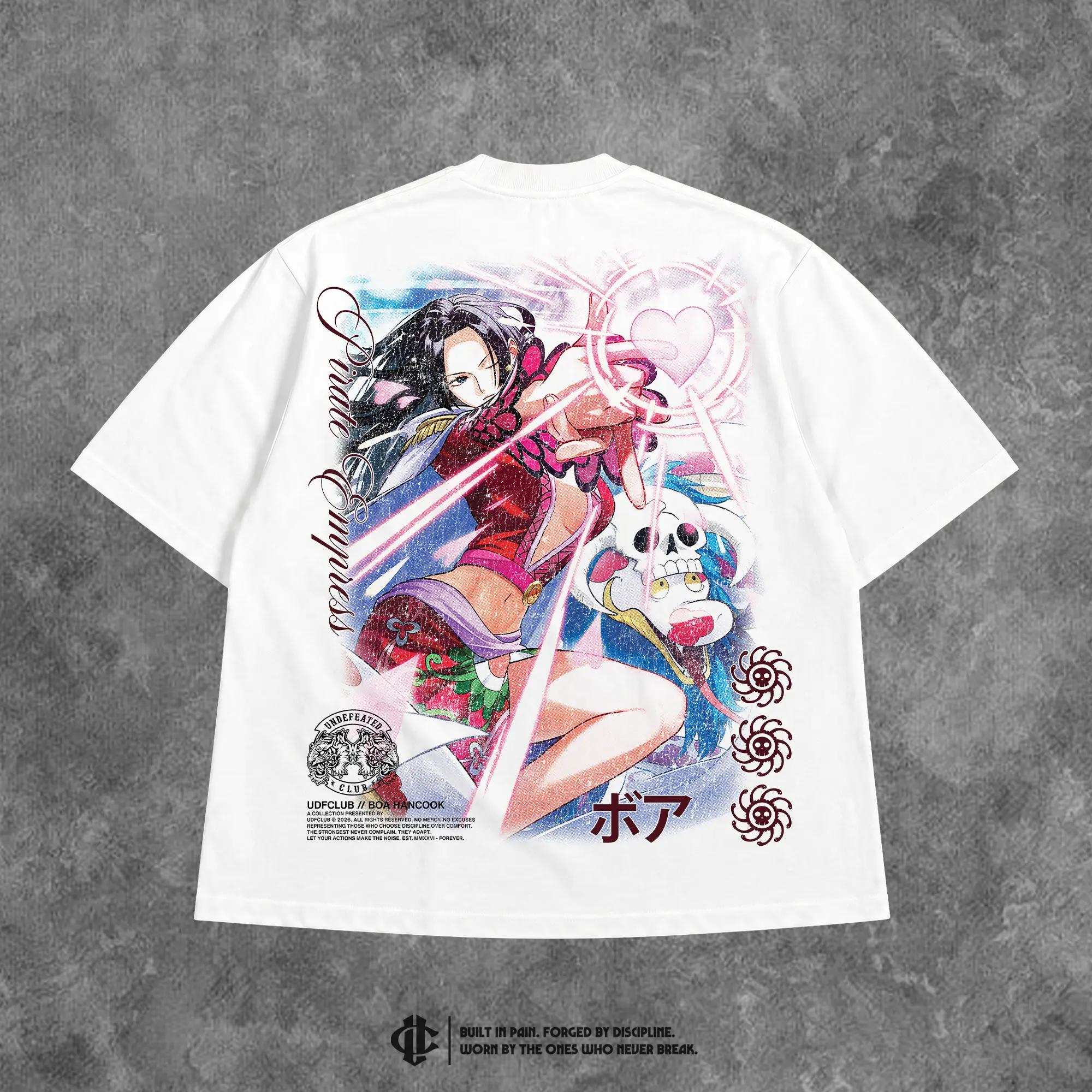 "PIRATE EMPRESS BOA" Tee, Men's Gym, Workout Wear, Gym Apparel.