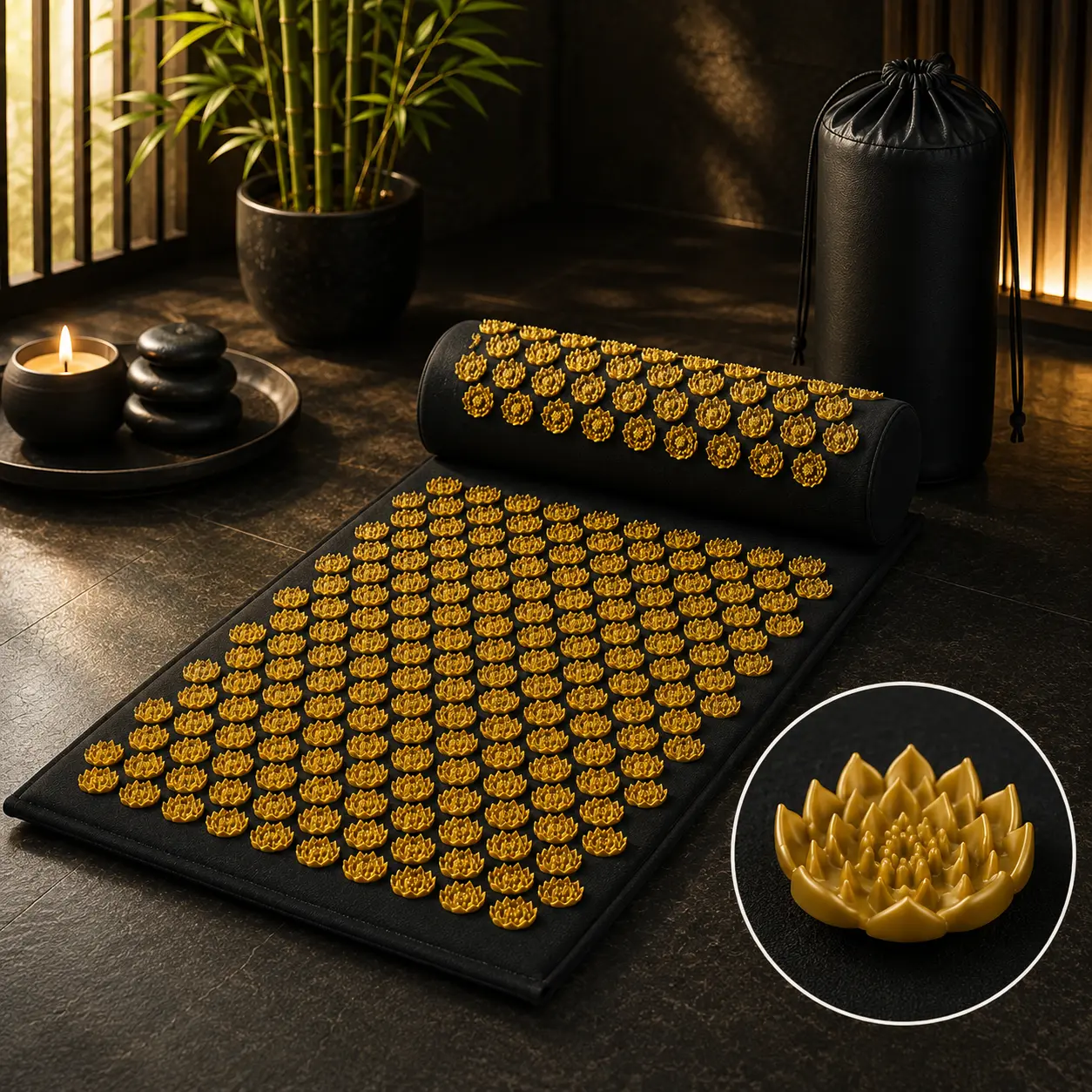ZenJem Restore™ Acupressure Mat & Pillow Set