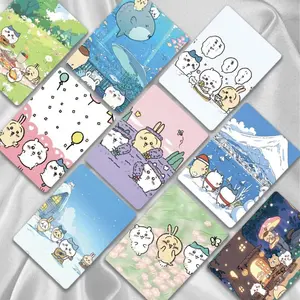 Japanese Anime Collectible Cards, Laser Crafted Cute Cat & Rabbit Designs, 50 Sheets Per Box, Perfect Gift for Friends