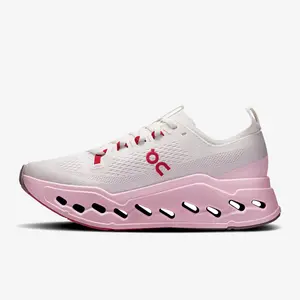 On Women's Cloudsurfer Max Ivory Peony