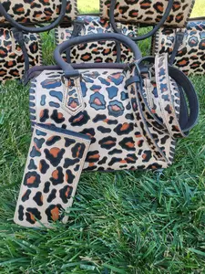 Women's Medium Mocha Leopard-Print Speedy Handbag, Stylish Women's Luggage