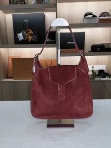 Pre-owned Loewe Red Suede Shoulder Bag Preloved Gem Alert!