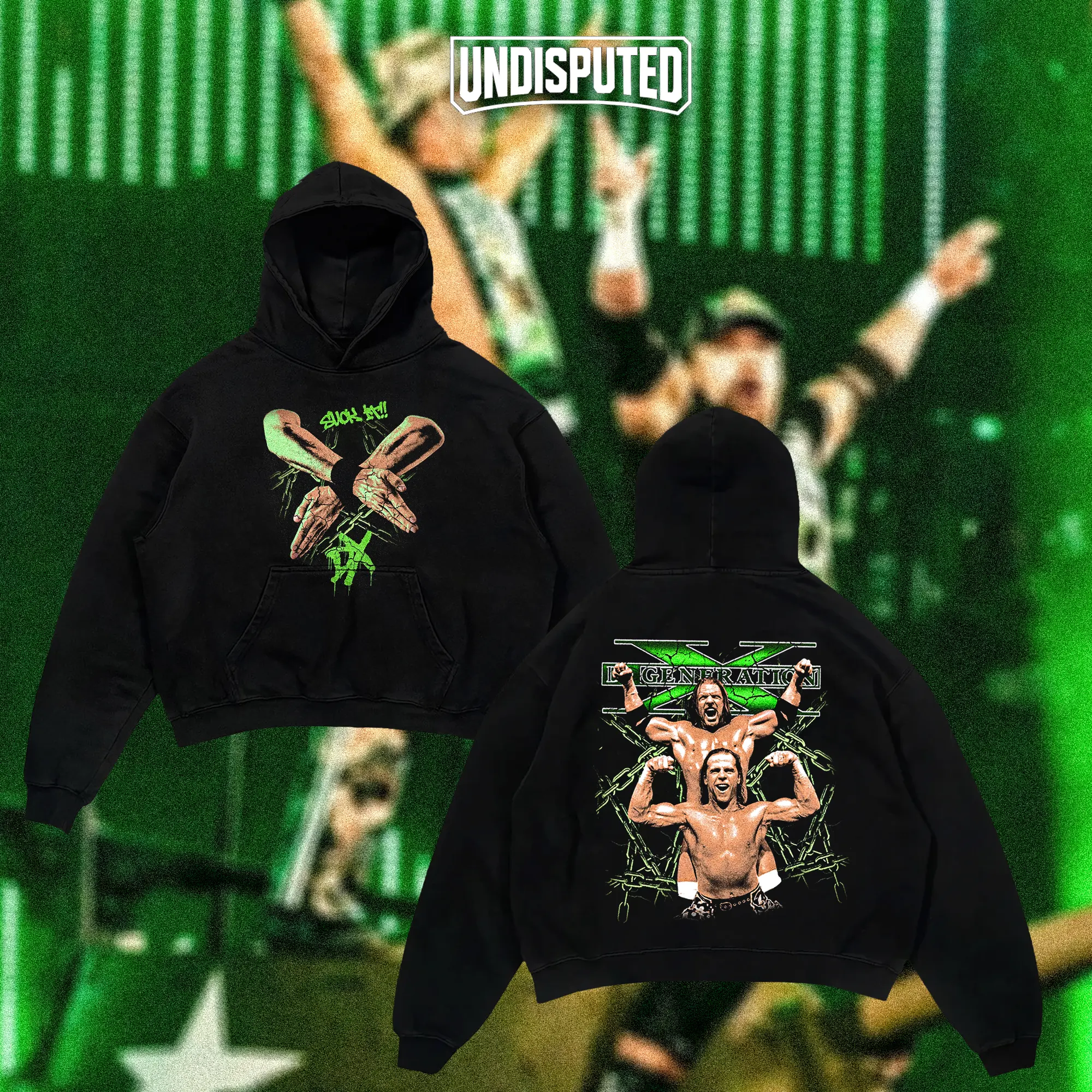 UNDISPUTED D-Generation X Suck It Heavy Cotton UFC T-shirt MMA Fight Night Shirt Fan Apparel Classic Pump Cover Oversized Gift For Fans DTG Printed
