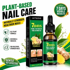 7-Day Ginger Extract Fungal Treatment Serum - Onychomycosis Repair Gel, Anti-Infection Remedy for Adults' Manicure & Daily Care, Moisturizes & Promotes Growth