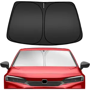 Windshield Sun Shade for Honda Civic 11th Gen 2022-2025, Custom Fit Foldable Front Window Sunshade Sun Visor Protector, Block UV Rays Keep Your Car Cooler