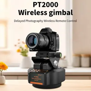 Zifon Pt-2000 Camera Electric Triple-Axis Stabilizer, Supports Time-Lapse Photography, 360° Horizontal Rotation, One-Touch Panorama, Remote Control