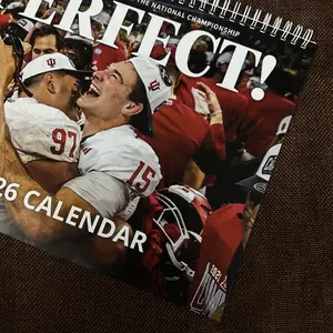Football National Champion 2026 Wall Calendar, Ho Ho Ho Gift For Fan,  Gift Monthly Planner