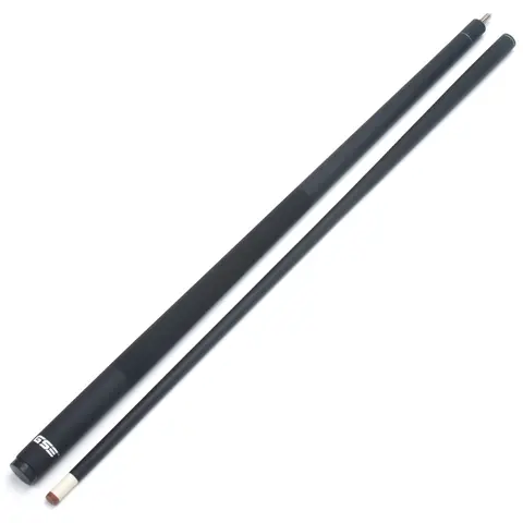 58" 2-Piece Matte Black Fiberglass Graphite Composite Billiard Pool Cue Stick Billiards Cue Billiard Cue Sticks