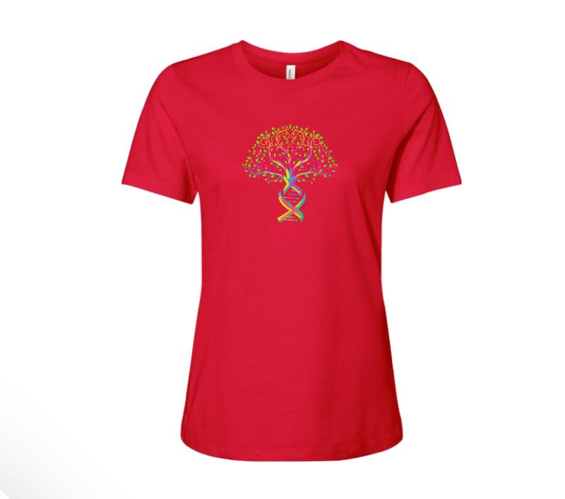 Ladies Twisted Ladder Tree of Life Ladies relaxed fit with side seams and an ultra soft feel.