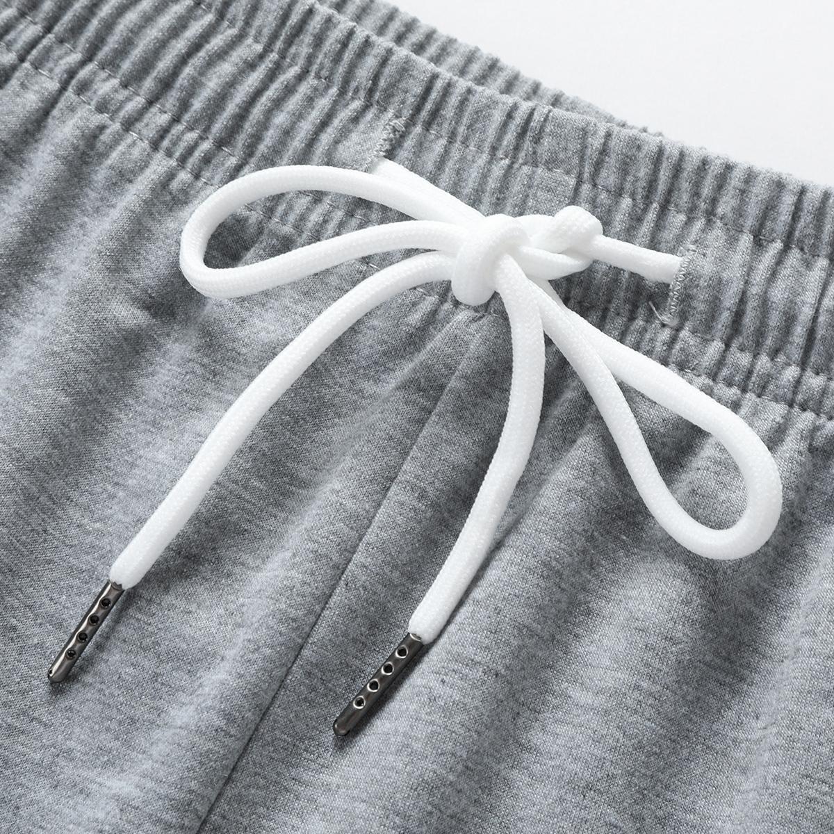 Pack of 3 women’s casual athletic shorts—home wear shorts, solid color, drawstring elastic waistband; suitable for casual outfits, outdoor sports, and yoga; women’s shorts, summer clothing.