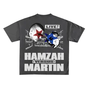 (COMFORT COLOR) HAMZAH The Fantastic VS Martin The Kid Slushy Noobz Shirt - Hamzah The Fantastic Unisex Heavy COMFORT COLOR Cotton Tee