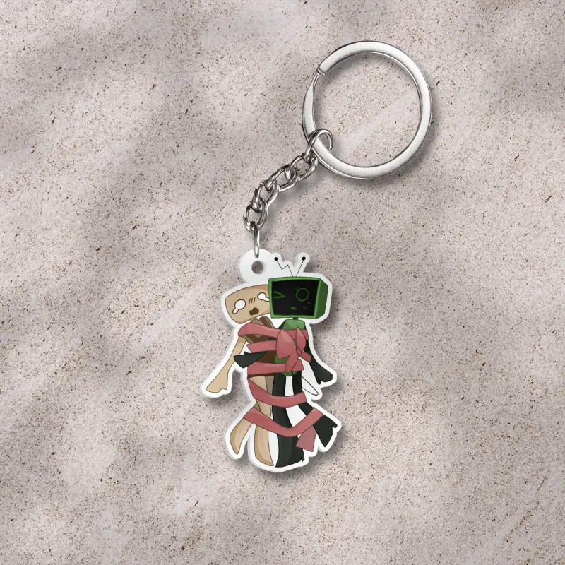 Dandy's world keychain: Vee and Shelly, Veedandysworld, Shellydandysworld ver5