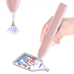 Electric Diamond Painting Pen, Vacuum Diamond Art Pen No Wax Needed, Cordless Quiet Lightweight Design Artificial Diamond Art Tools, USB C Cable Diamond Art Accessories for Adults, Gifts for Women Girls