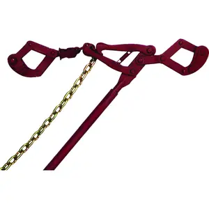 212 MAIN Extra-Long Heavy-Duty Chain Strainer - Red, Smooth Grip, Anchor Hook, for Wire Joining